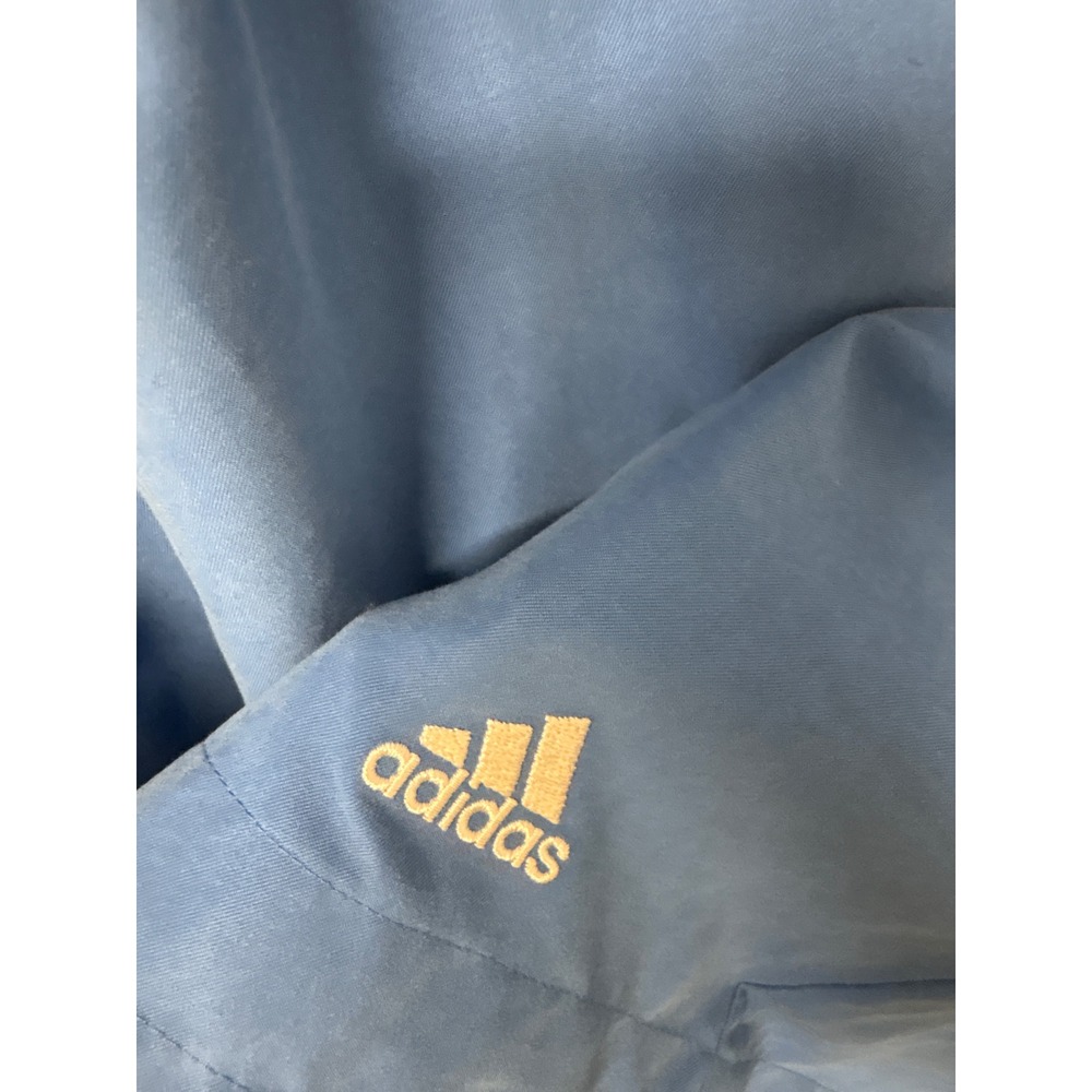 Y2K Adidas Womens Blue Full Zip Track Running Jacket Athletic Sportwear- Size XL - Picture 4 of 7